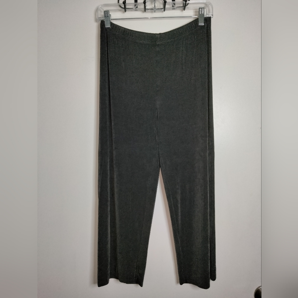 Chico's Design (Size M/L) Dark Pewter LS Top & Pull-on Pants (2PC) Matching Set - Picture 6 of 12